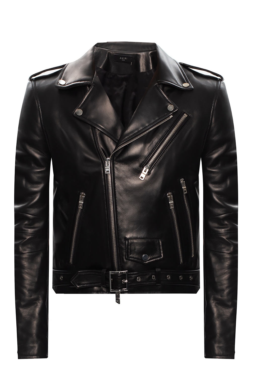 Amiri Leather biker jacket | Men's Clothing | IetpShops